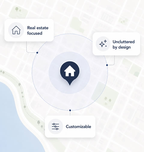 Real estate maps preview
